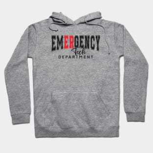 Emergency Department Emergency Room Tech Er Nurse Healthcare Hoodie